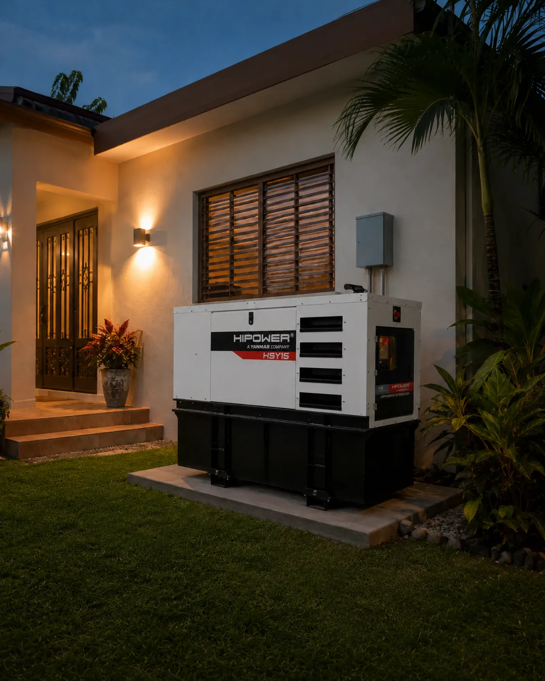 HSY-15 instalado de noche